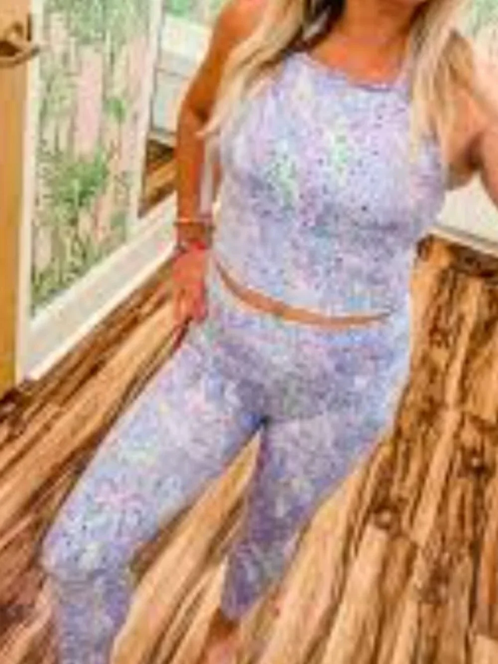 Lilly pulitzer cheetah print workout out set large! - Picture 3 of 6